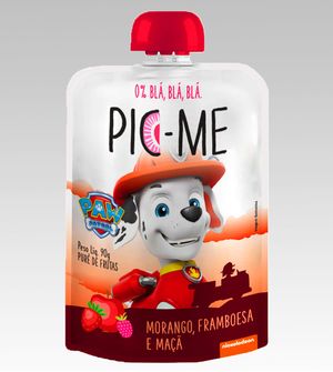 Purê de Frutas Pic-Me 100g Morango, Framboesa e Maçã - 51309