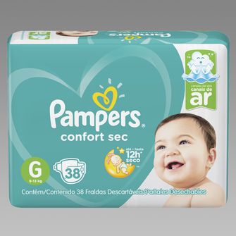 Fralda Pampers Confort Sec Mega