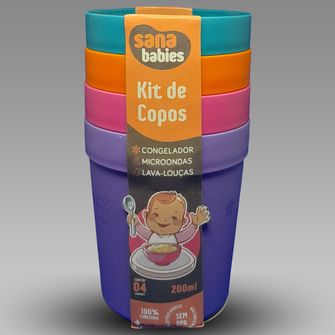 Kit Copo Infantil Pequenos 200 ml 9320