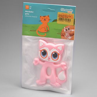 Mordedor de Silicone de Bichinhos Gato