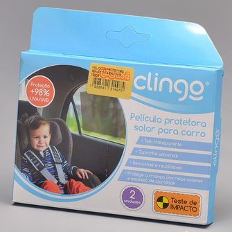 Película Protetora Solar Para Carro  55x33cm Com 2 Unidades - C2210