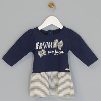 Vestido Nini Bambini Marinho