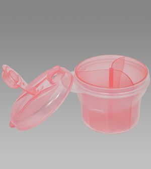 Pote para Leite em Pó Rosa - 7761