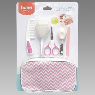 Kit Cuidados Baby com Estojo Rosa - 7286