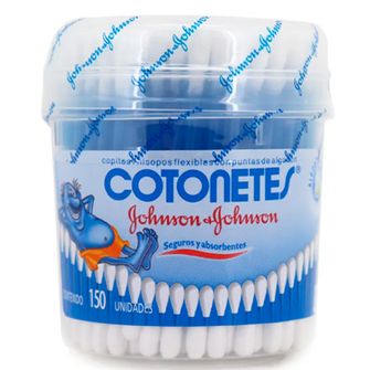 Cotonetes com 150 unidades