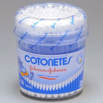 Cotonetes com 150 unidades