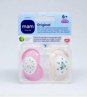 Chupeta Mom & Dad 6+ Meses com 2 Unidades Girls - 2934