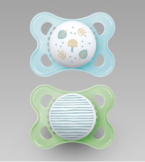 Chupeta Mom & Dad 0/6 Meses com 2 Unidades