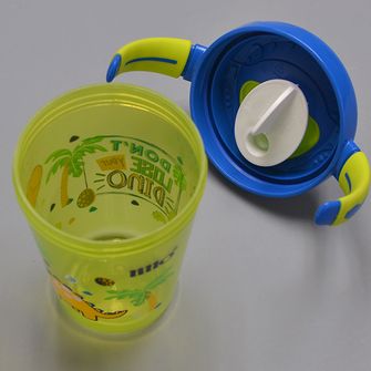 Caneca de Aprendizado Antivazamento Magia Azul 207ml