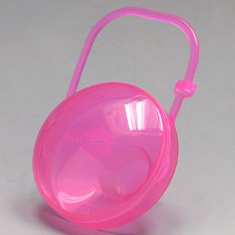 Porta Chupeta Neon Rosa