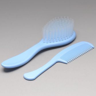 Kit Escova e Pente Azul
