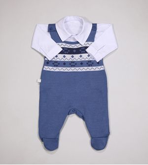 Saída Maternidade Tricot Com Manta - 725020