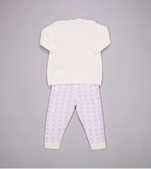 Conjunto Tricot Mini Flores