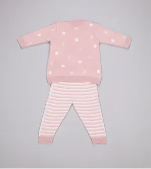 Conjunto Tricot Poá