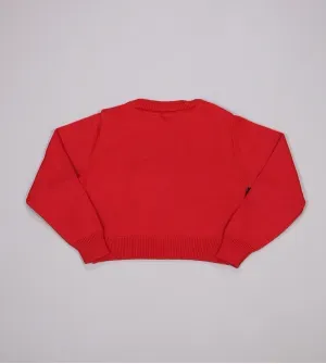 Blusa Tricot Ursinha Laço e Cristais