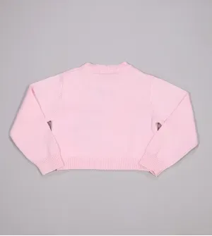 Blusa Cropped Tricot Unicórnio
