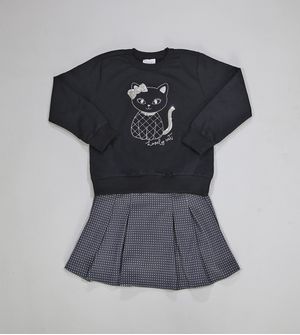 Conjunto Agasalho MoletomSaia Lovely