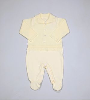 Macacão Tricot Details Amarelo - 725106