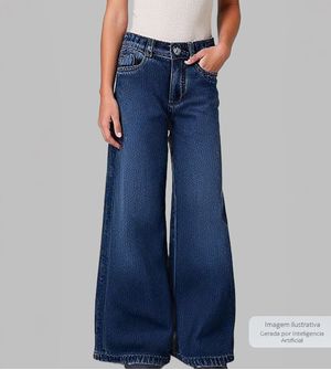 Calça Jeans Wide - 4847B