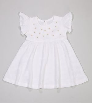Vestido Florzinha Branco - 39456