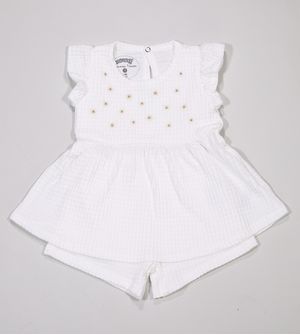 Conjunto Florzinha Branco - 39443