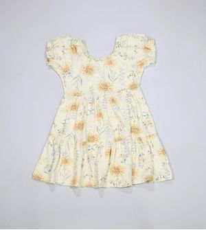 Vestido Flores Amarelo - 46598