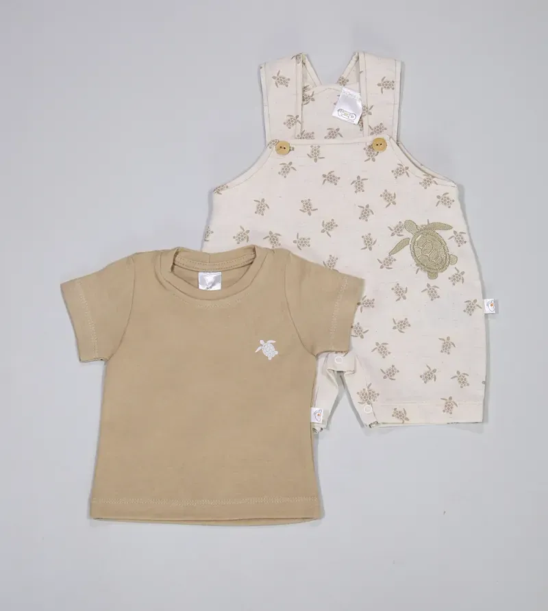 Jardineira-Blusa