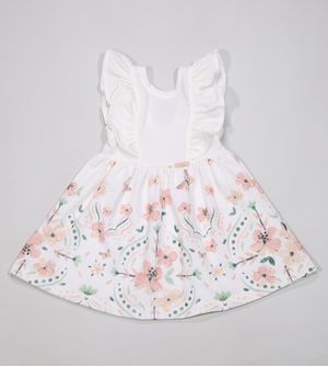 Vestido Flor e Brilho - 2100132