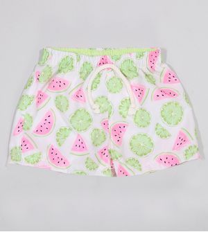 Shorts Verão Melancia Tactel