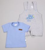 Jardineira-Camiseta