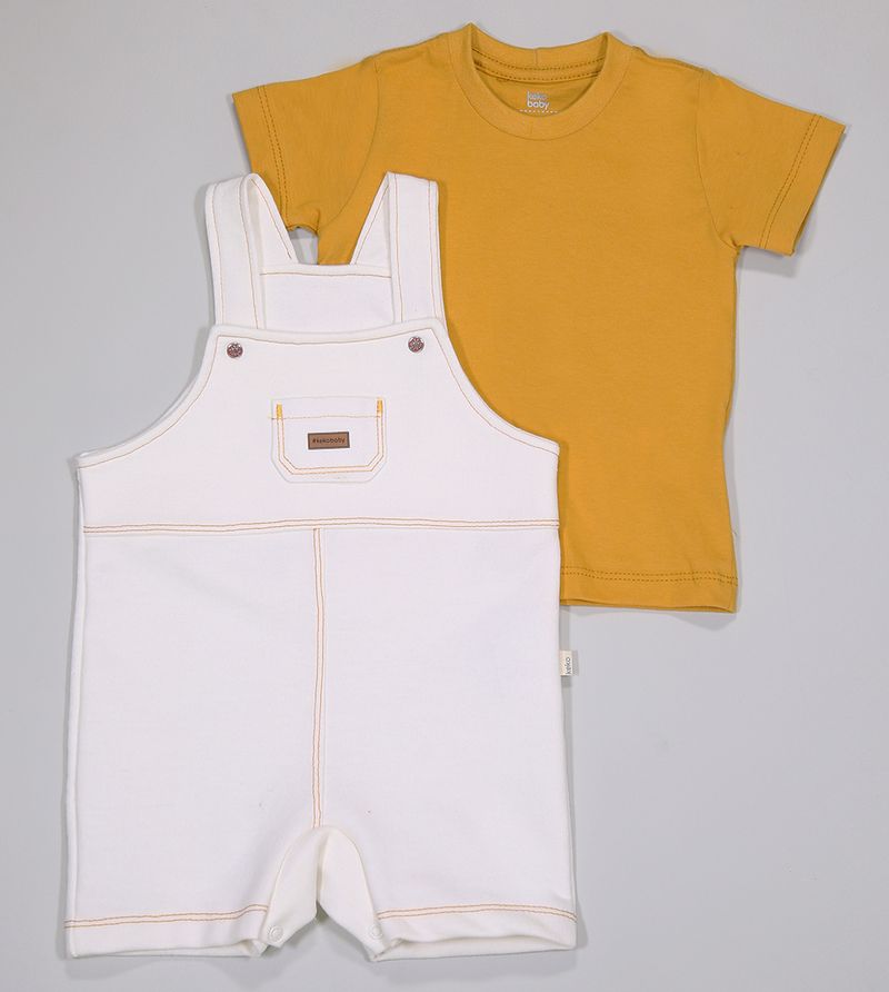 Jardineira-Blusa
