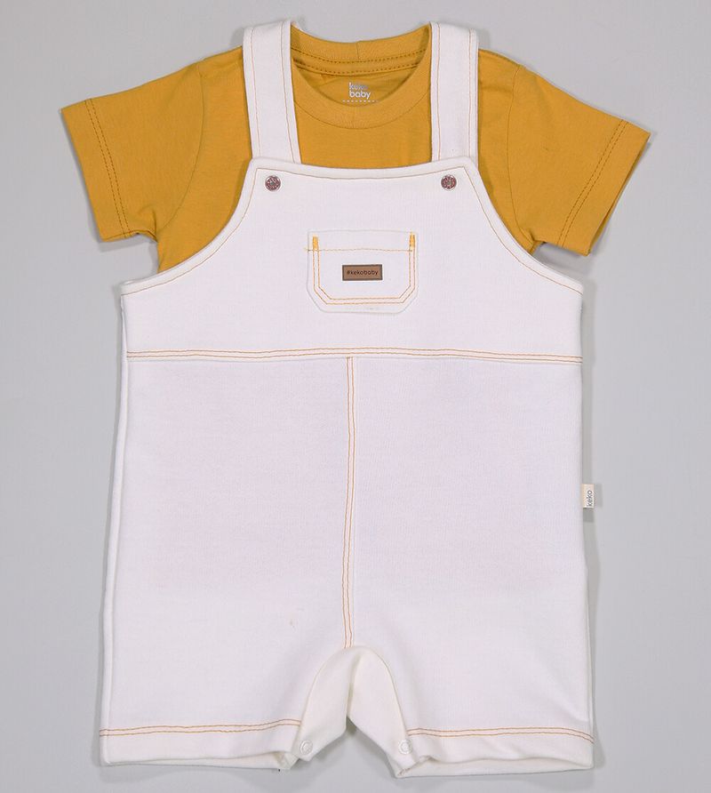 Jardineira-Blusa