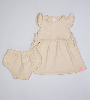 Vestido com Calcinha Ana Bege - 6753