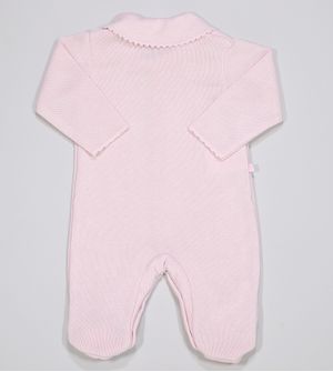 Macacão Trico Borboletas Rosa - 725103