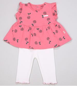 Conjunto Bata Cereja - 2916