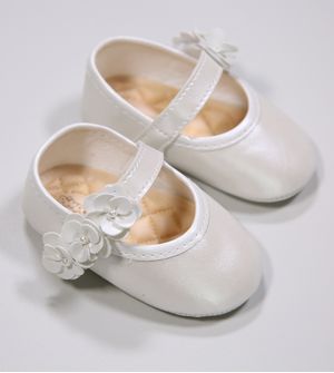 Sapatilha Floral Branco - Pimpolho