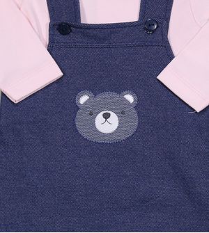 Jardineira/Blusa Ursinho - 5534