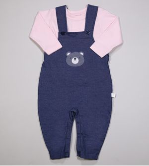 Jardineira/Blusa Ursinho - 5534
