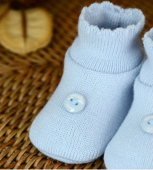 Sapatinho para Bebê Botão Tam. RN