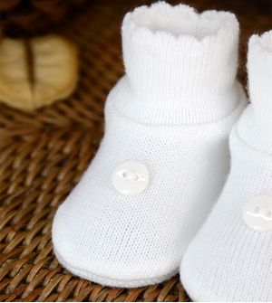 Sapatinho para Bebê Botão Tam. RN