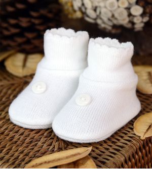 Sapatinho para Bebê Botão Tam. RN