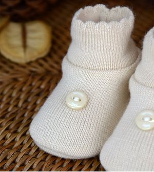 Sapatinho para Bebê Botão Tam. RN