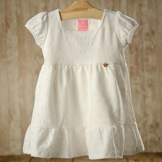 Vestido Estrelinha - 53597 Branco