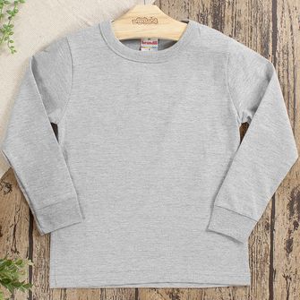 Camiseta Manga Longa Básica - 80090 Cinza