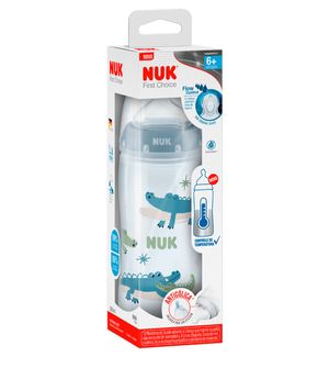 Mamadeira First Choice 300ml + 6 meses Nuk - Azul