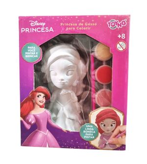 Princesa em Gesso para Colorir