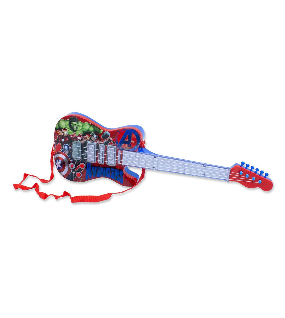 Guitarra com Luz e Som Avengers - Alô Bebê - Loja Oficial