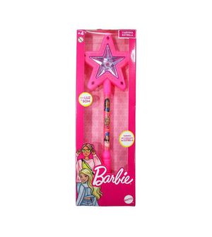 Varinha Estrela com Luz e Som Barbie