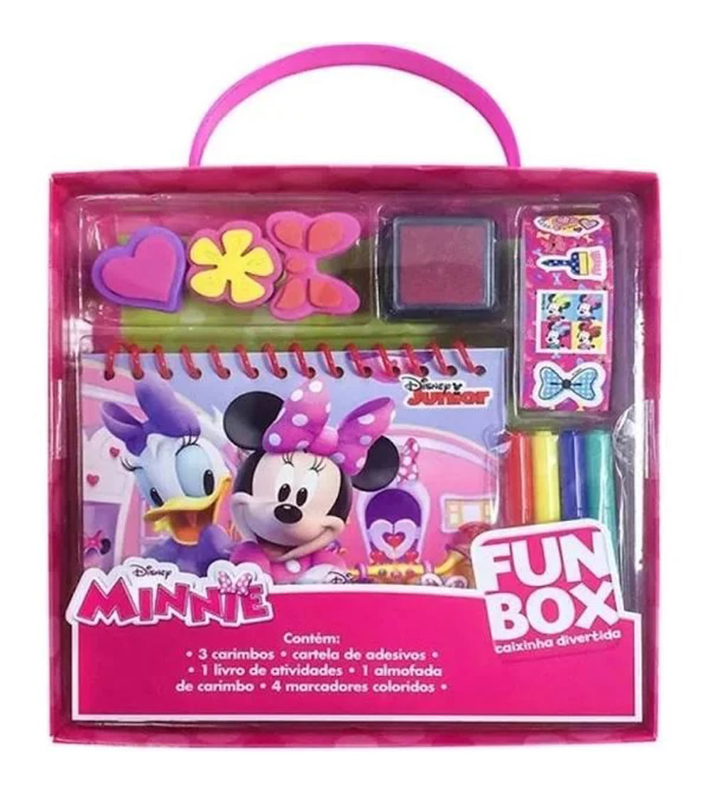 Caixinha Divertida Fun Box Minnie - D2295 - Alô Bebê - Loja Oficial