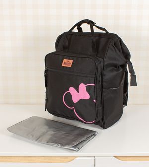 Mochila Baby Bag G Com Trocador Minnie